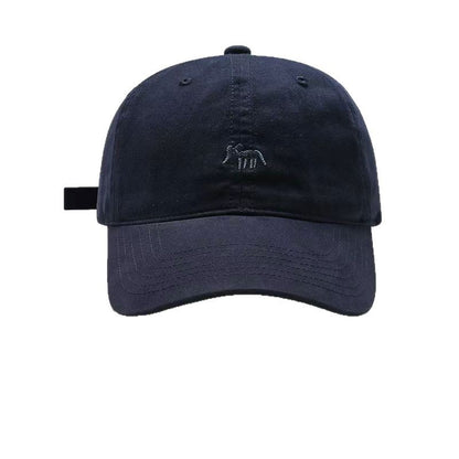 太一2025刺繡小狐野球帽スポーツ男女深まります広い軒顔を見せます小さいハンチング帽日を遮って空気を通します