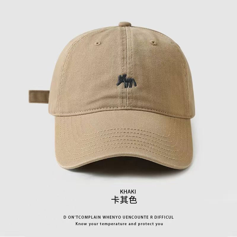 太一2025刺繡小狐野球帽スポーツ男女深まります広い軒顔を見せます小さいハンチング帽日を遮って空気を通します